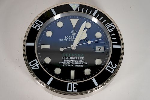 Rolex Deepsea Sea-Dweller Wall Clock