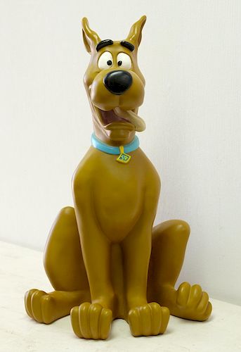 Hanna Barbera 1997 Big Fig Scooby Doo, Signed