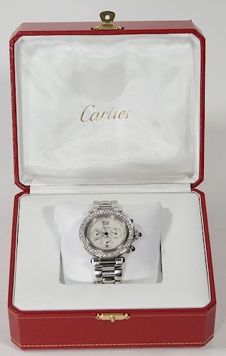 Cartier Pasha Chronograph with Diamonds