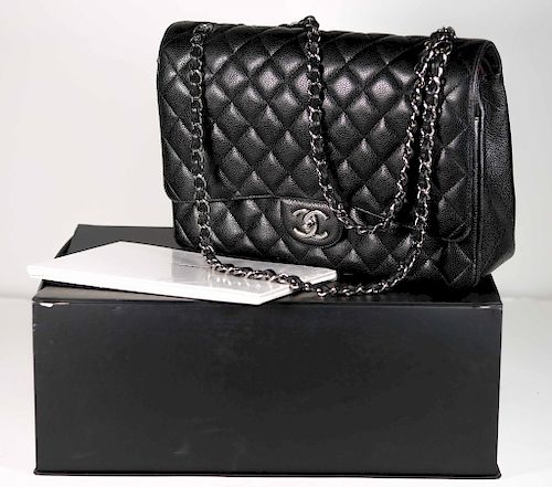 Jumbo Chanel Calfskin Flap Bag