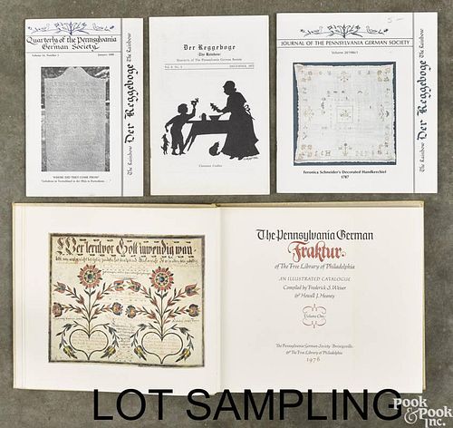 Folk art and Pennsylvania German decorative arts reference books and pamphlets