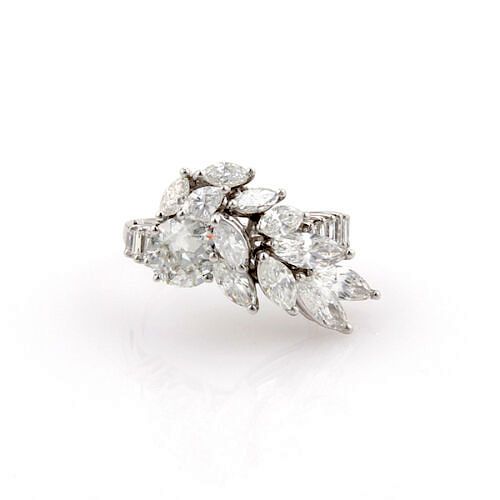 Platinum 4ctw Diamond Solitaire Ring Diamonds