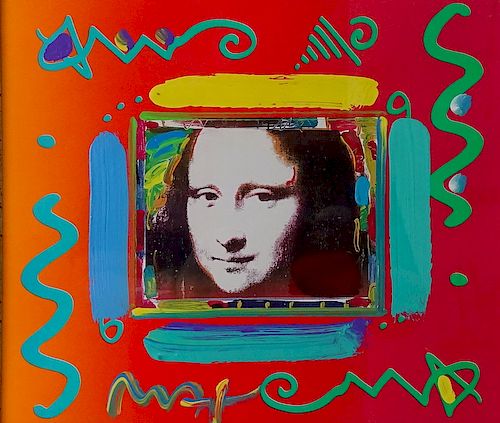 Peter Max (AMERICAN, 1937) "Mona Lisa"