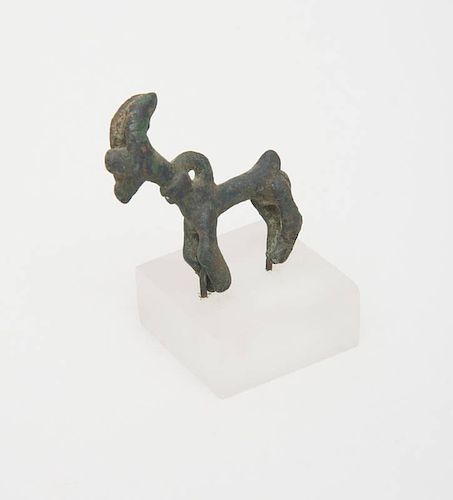 LURISTAN SMALL BRONZE STAG WITH HORNS