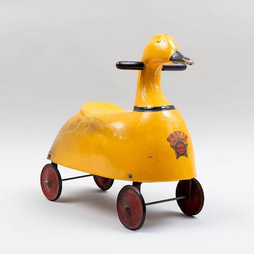 'Train-Rite' Composite, Wood, and Metal Gertie the Goose