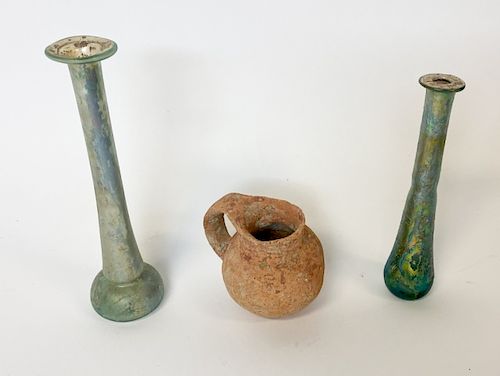 Roman Glass and Ancient Earthenware