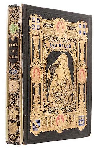 Álbum Religioso. Flor de Santas. París: Librería de Rosa, 1857. Edición ilustrada con 18 láminas.