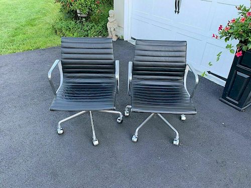 (4) Eames Herman Miller Executive Group Desk Chairs