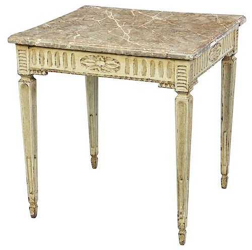 Italian Neoclassical Style Faux Painted Table