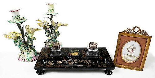 Four Decorative Table Items