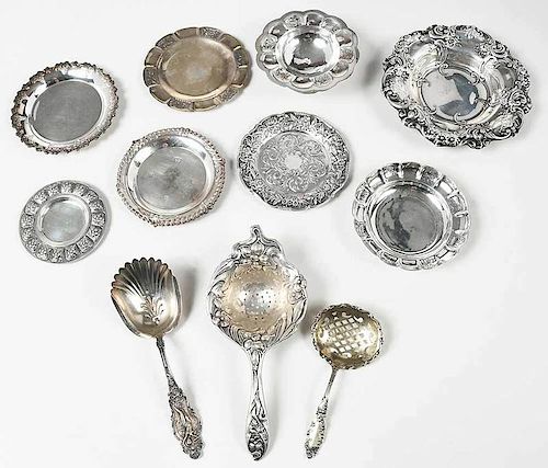 16 Assorted Silver Table items