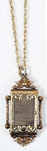 Unique Antique Locket Necklace