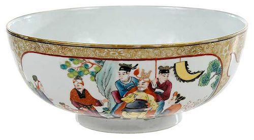 Chinese Export Famille Rose Enameled Bowl