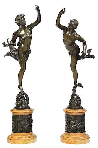 Two Grand Tour Bronzes after Giambologna