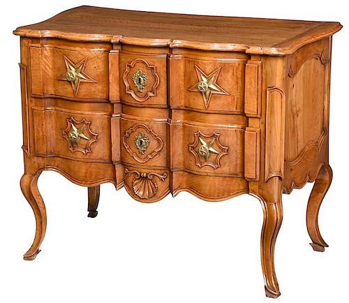 Provencial Louis XV Walnut Chest of Drawers