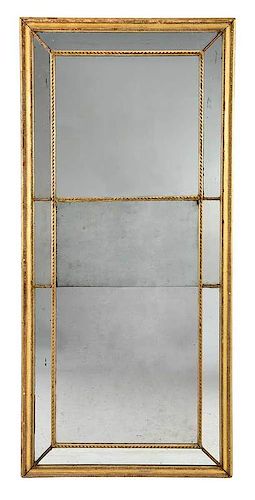 George III Gilt Wood Mirror