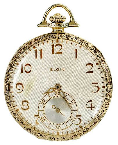14kt. Elgin Pocket Watch