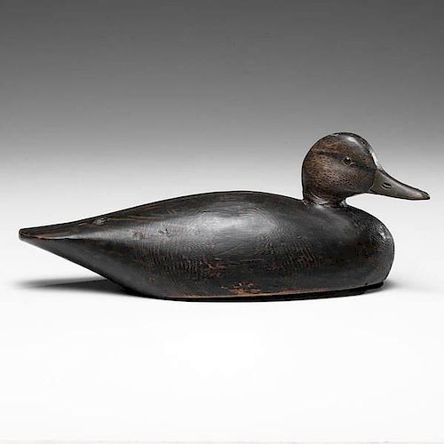 A. Elmer Crowell (American, 1862-1952), Black Duck Decoy 