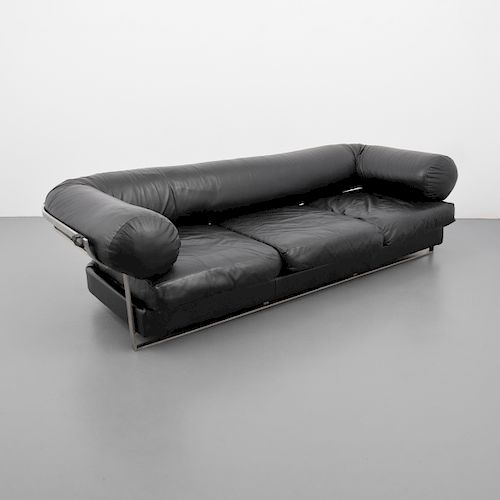 Jacques Charpentier "Apollo" Leather Sofa