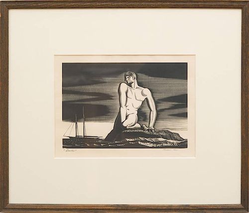 ROCKWELL KENT (1882-1971): THE BATHER