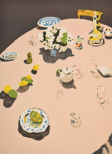 Fairfield Porter "The Table" Lithograph