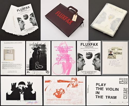 Fluxfax Portfolio, 35 Prints/35 Artists, Signed Edition