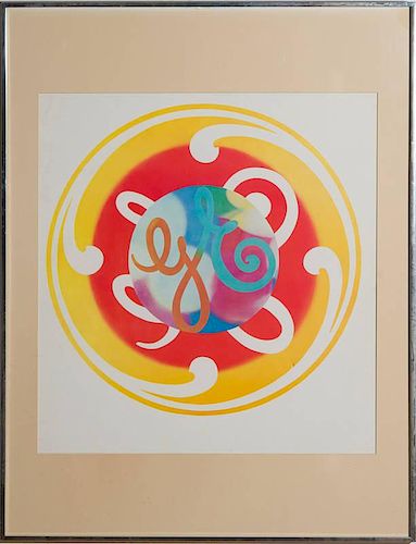 JAMES ROSENQUIST (b. 1933): CIRCLES OF CONFUSION AND LITE BULB