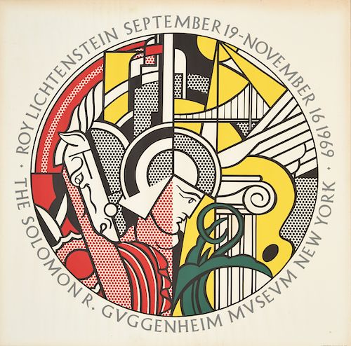 Roy Lichtenstein Guggenheim Museum 1969 Poster
