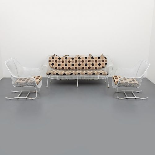 Russell Woodard "Sculptura" Sofa & 2 Lounge Chairs