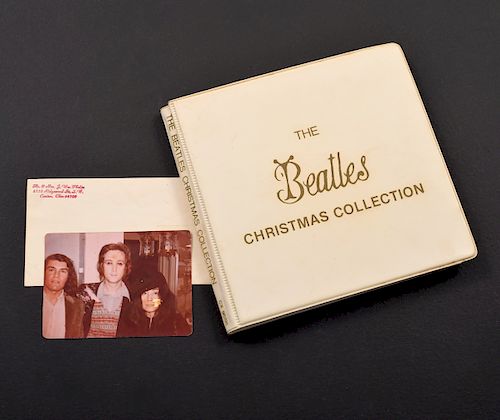 Beatles 1983 Christmas Collection (7 Records) & Photo