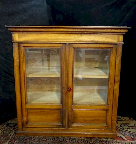 19TH C.  FRENCH WALL CABINET