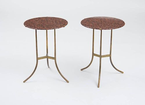 PAIR OF SIDE TABLES, CEDRIC HARTMAN, 1970's