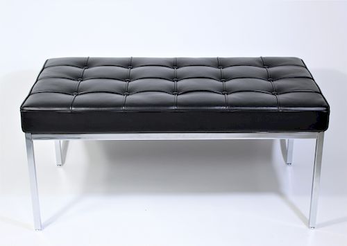 Knoll Barcelona Leather Bench