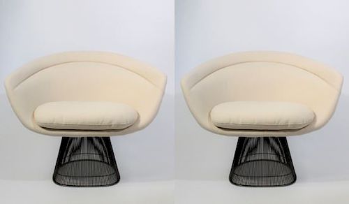 Pair of Knoll- Platner Collection Lounge Chairs