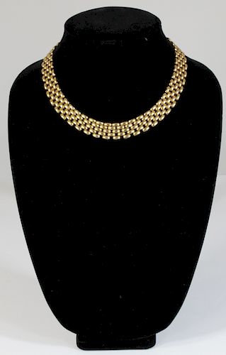 Italian 14k Yellow Gold Chain Ladies Necklace 48G
