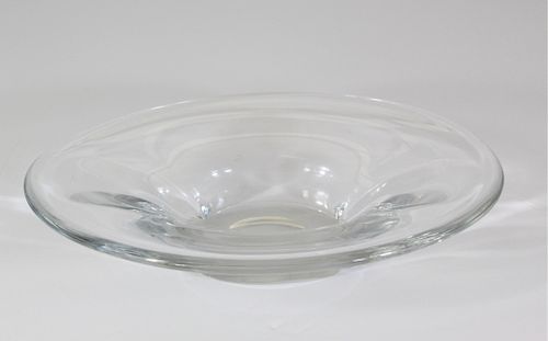 Steuben Glass Shallow Bowl