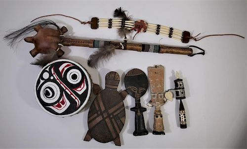 7 African & Native American Pieces