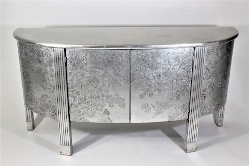 Embossed Silver Buffet, Two Doors