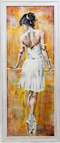 Modern O/C, Impressionist View of Ballerina