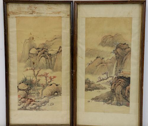 2 Framed Signed Watercolor Paintings