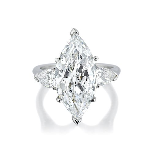 5.00-Carat Marquise-Cut Diamond Ring, D/IF Type IIa