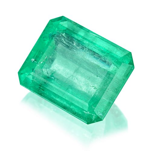 54.21-Carat Emerald-Cut Loose Emerald