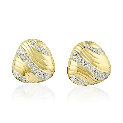 Tiffany & Co. Diamond Earclips
