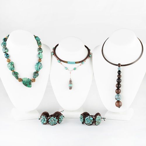 Miscellaneous Group of Turquoise Jewelry