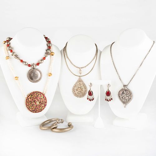 Group of Indian Inspired Jewelry