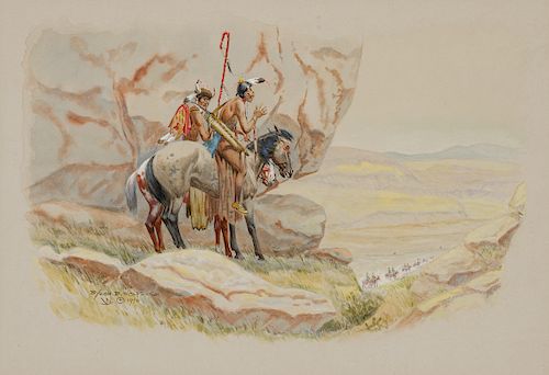 Byron Wolfe | Comanche Scouts - In the Chisos Mountains