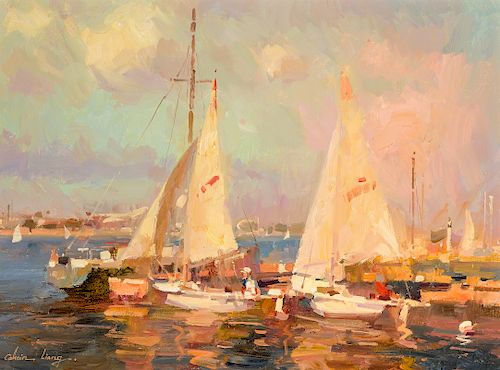Calvin Liang | Afternoon Sailing at Newport Beach