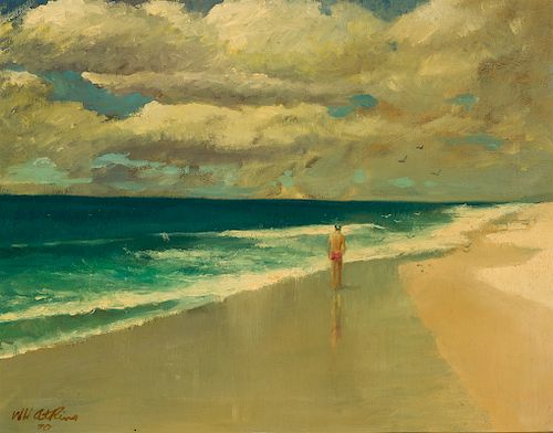 William H. Atkins | Man on Beach
