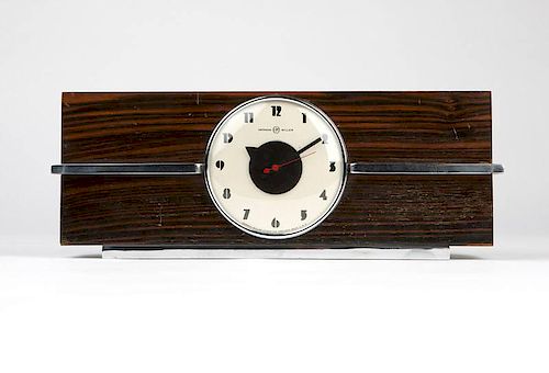 Gilbert Rohde table clock, model 6366
