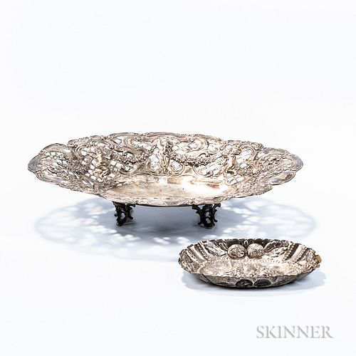 Two Pieces of German .800 Silver Tableware